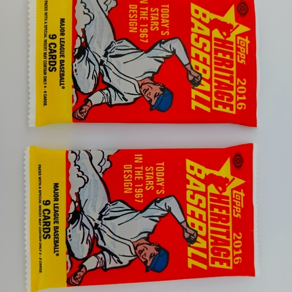 2016 Topps Heritage High # 1967-Design HOBBY Pack Look4 Mike Trout Ichiro AUTO - Picture 2 of 3